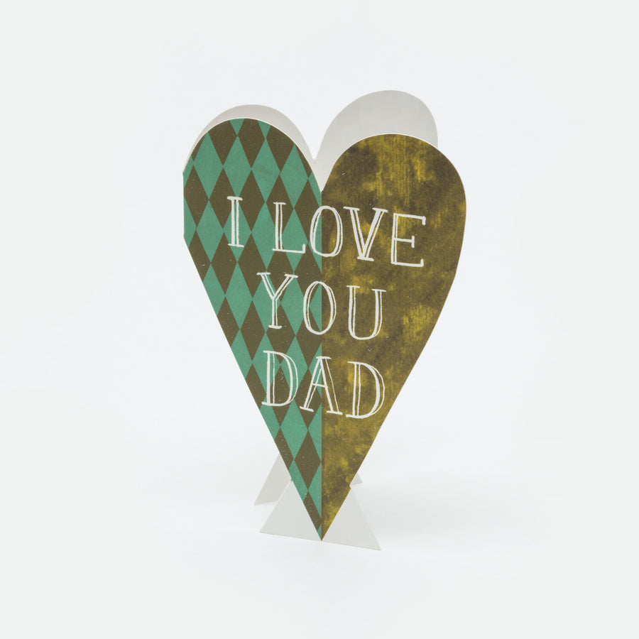 I Love You Dad Heart