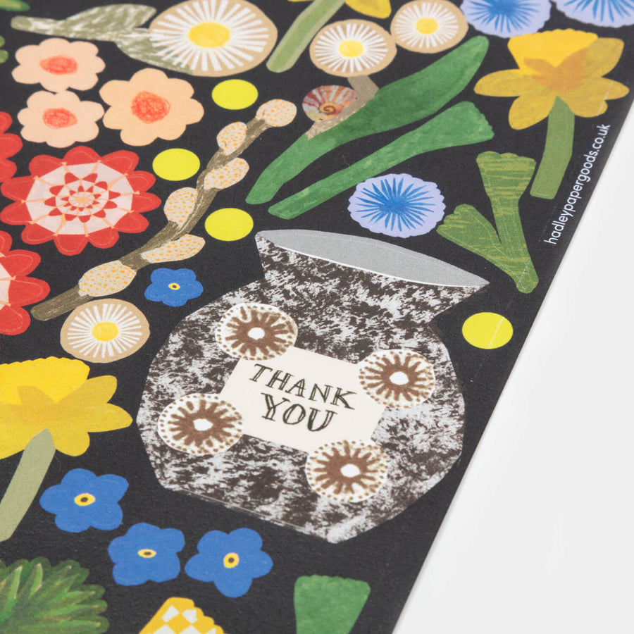 'Make Your Own Thank You Cards' Floral Set